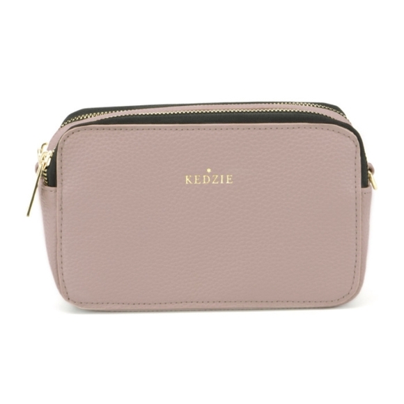 Kedzie | Modernist Vegan Leather Crossbody Bag - Picture 1 of 13